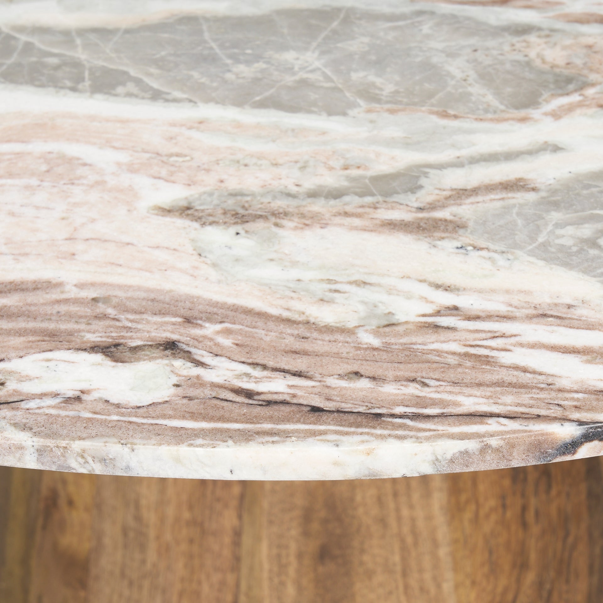Allyson 42" Round Marble Dining Table