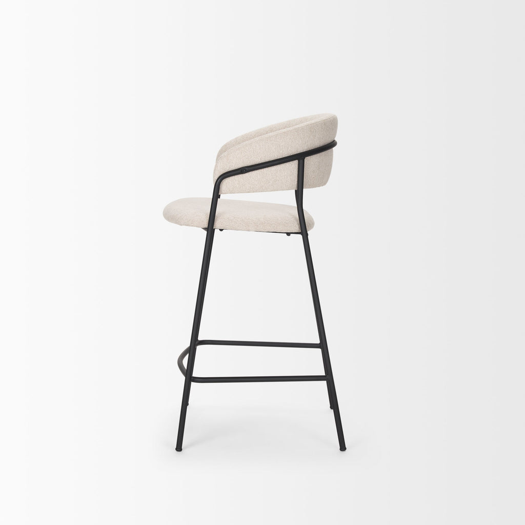 Carolyn Fabric Seat Counter Stool