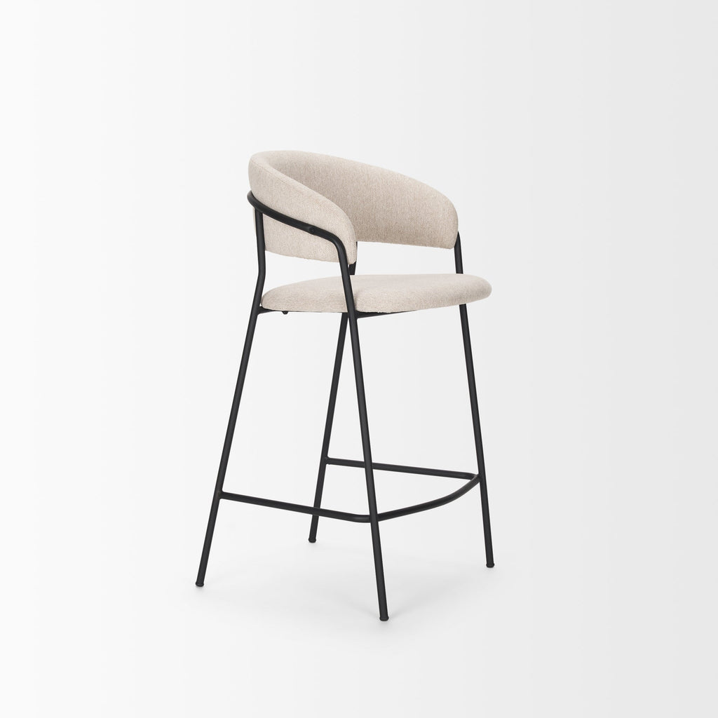 Carolyn Fabric Seat Counter Stool