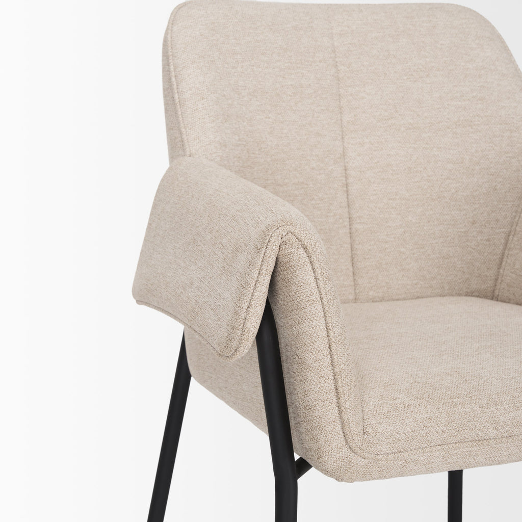 Brently Fabric Dining Armchair