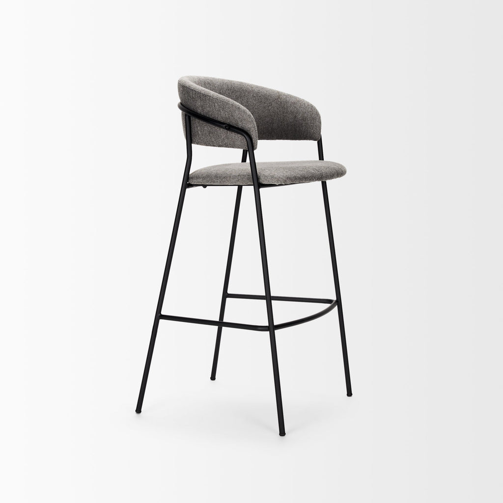 Carolyn Fabric Seat Bar Stool