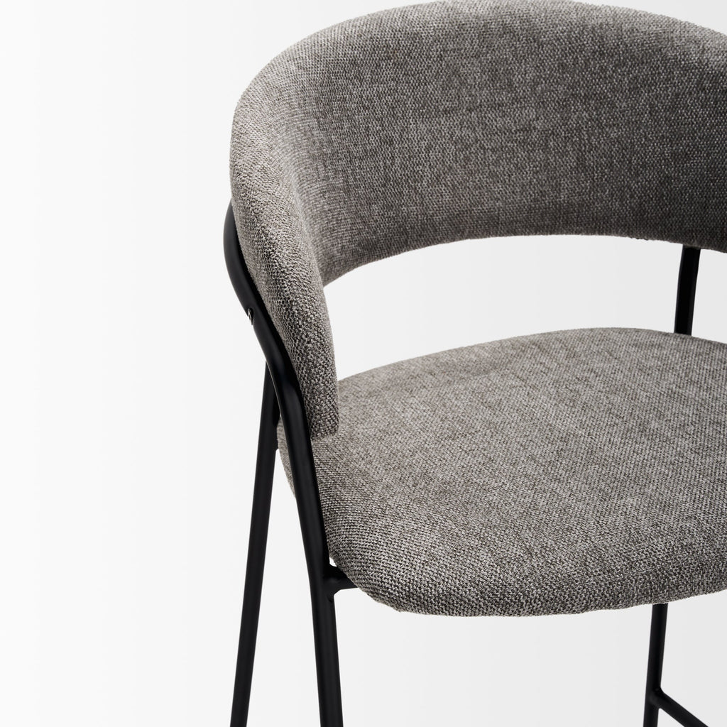 Carolyn Fabric Seat Bar Stool