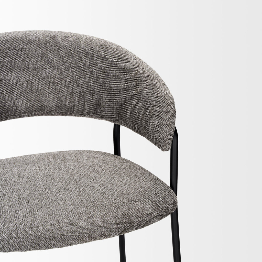 Carolyn Fabric Seat Bar Stool