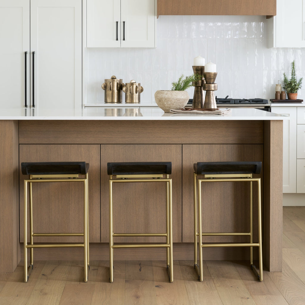 Givens Wood Seat Counter Stool