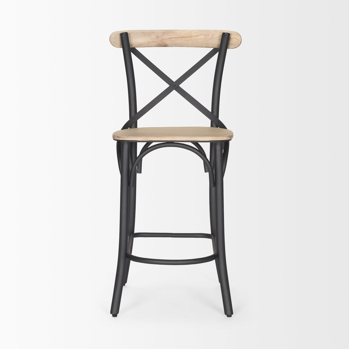 Etienne Wood Seat Bar/Counter Stool