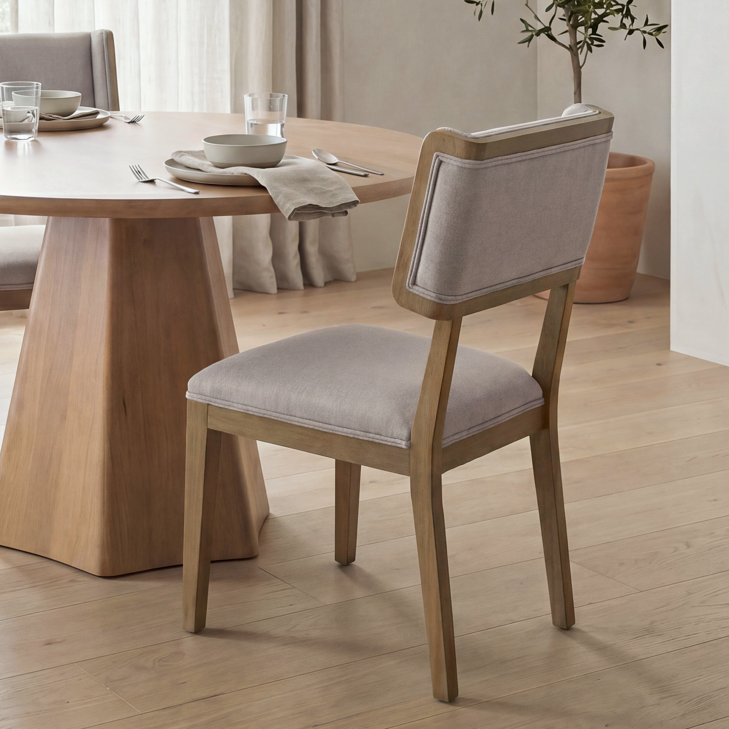 Tenton Fabric Dining Chair Set of 2