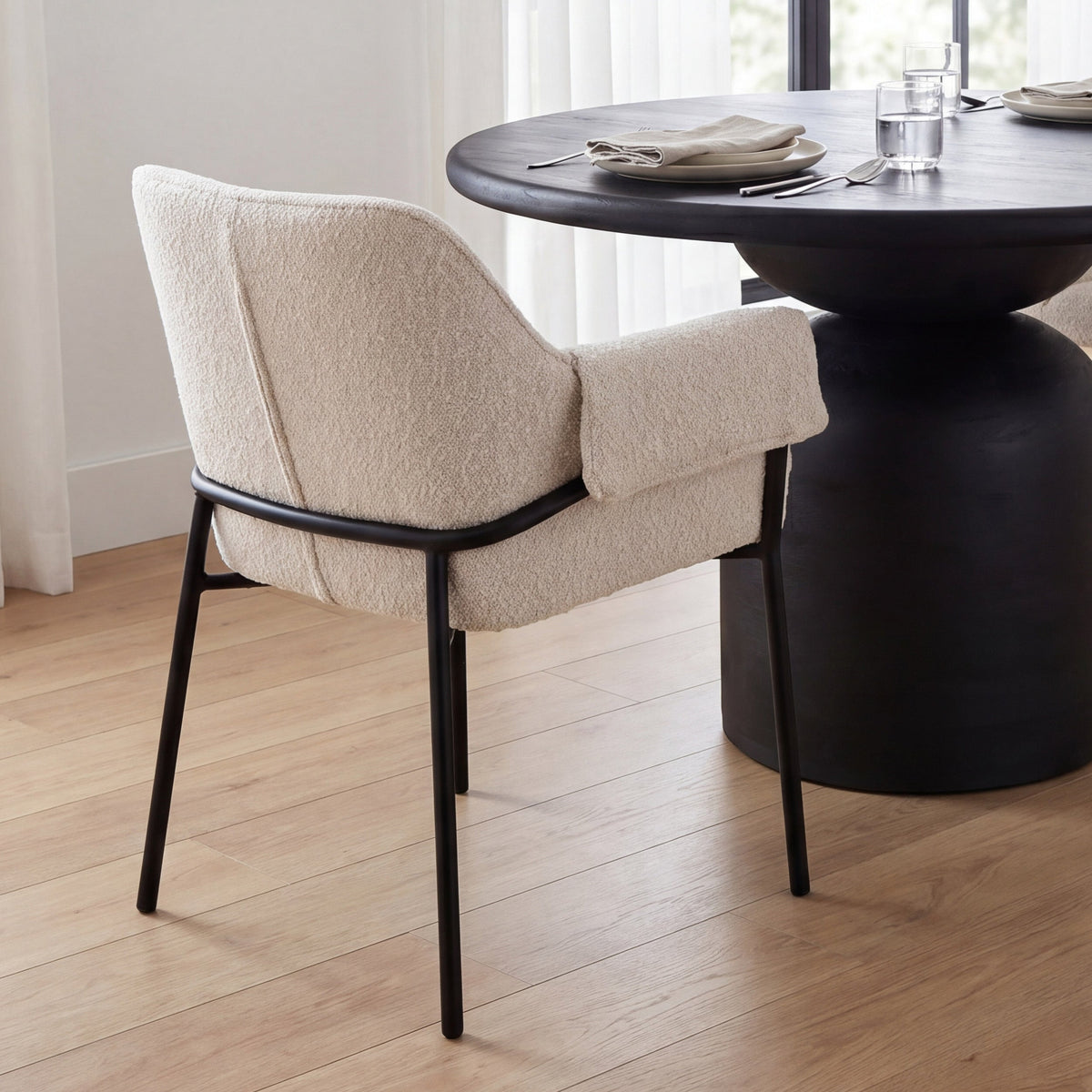 Brently Fabric Dining Armchair