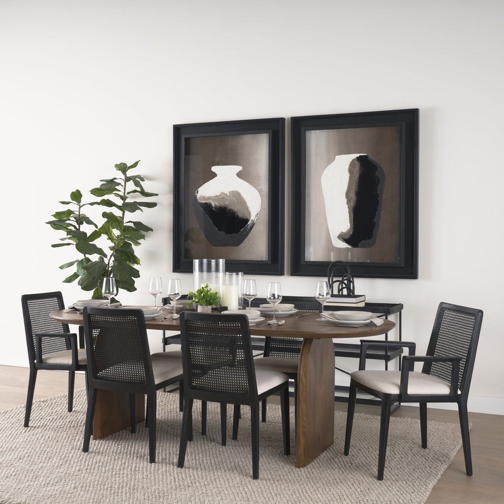 Trey Glass Console Table