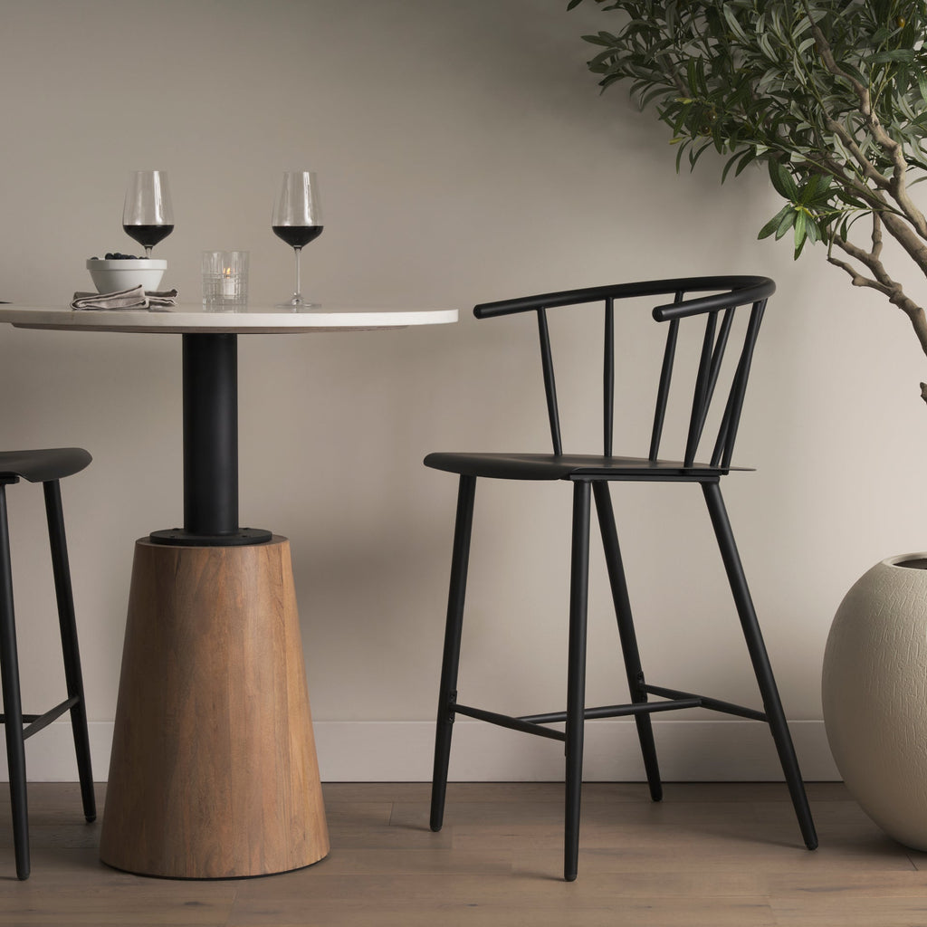 Colin Metal Seat Bar/Counter Stool