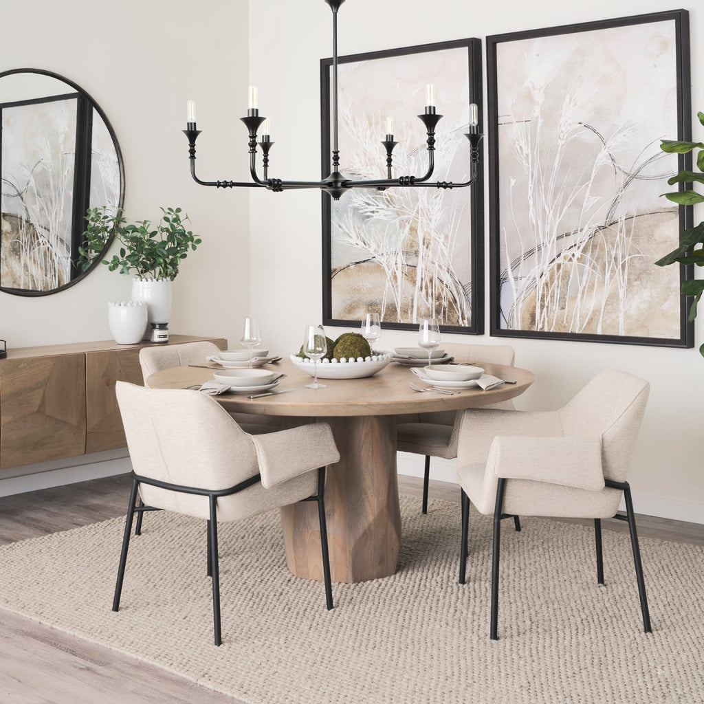 Brently Fabric Dining Armchair