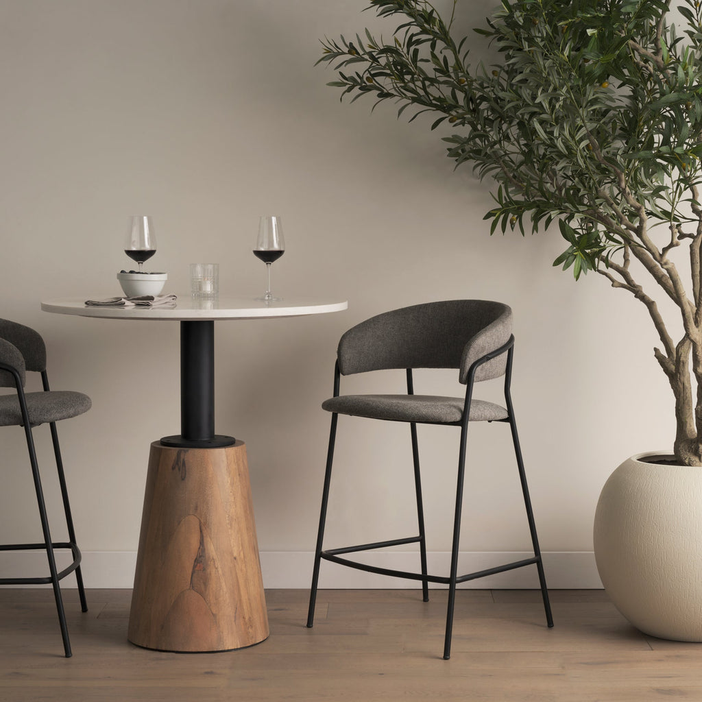 Carolyn Fabric Seat Counter Stool