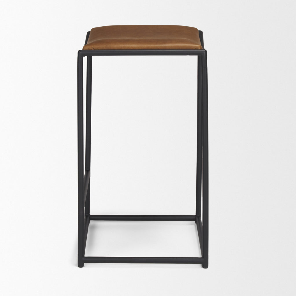 Taniel Leather Seat Counter Stool