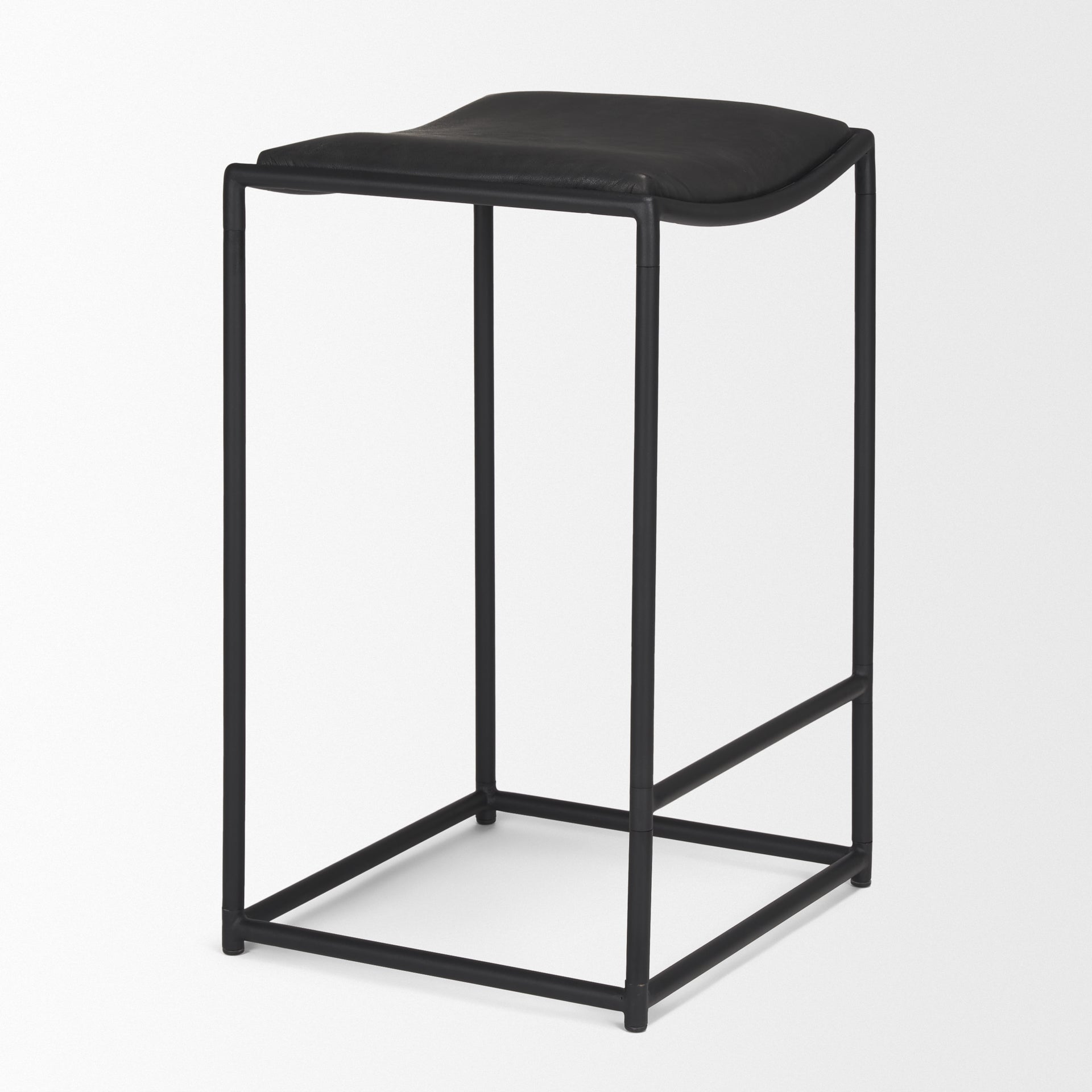 Taniel Leather Seat Counter Stool