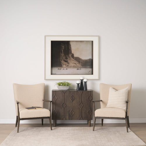Argent Boucle Accent Chair