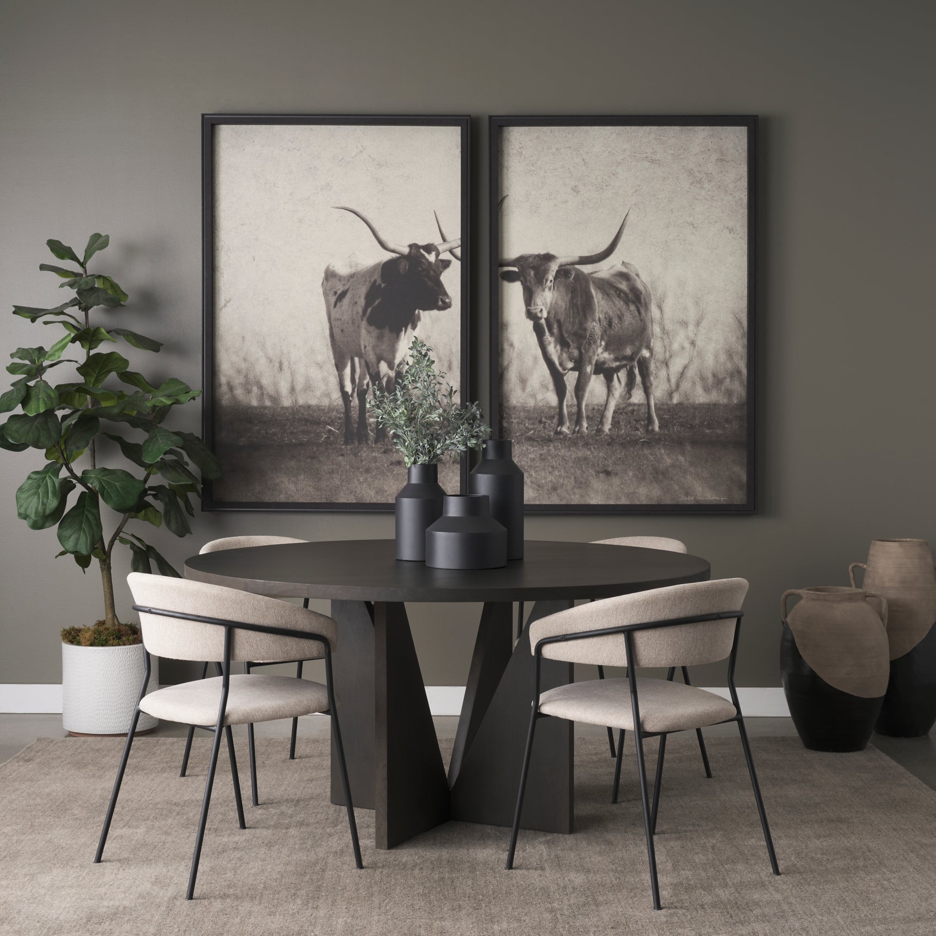 Tarro 60" Round Dining Table