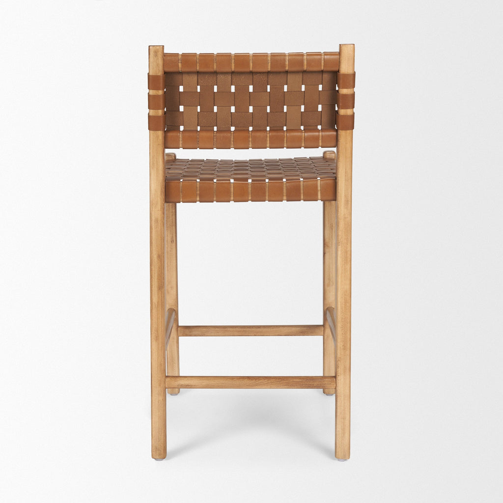 Shane Leather Seat Counter Stool