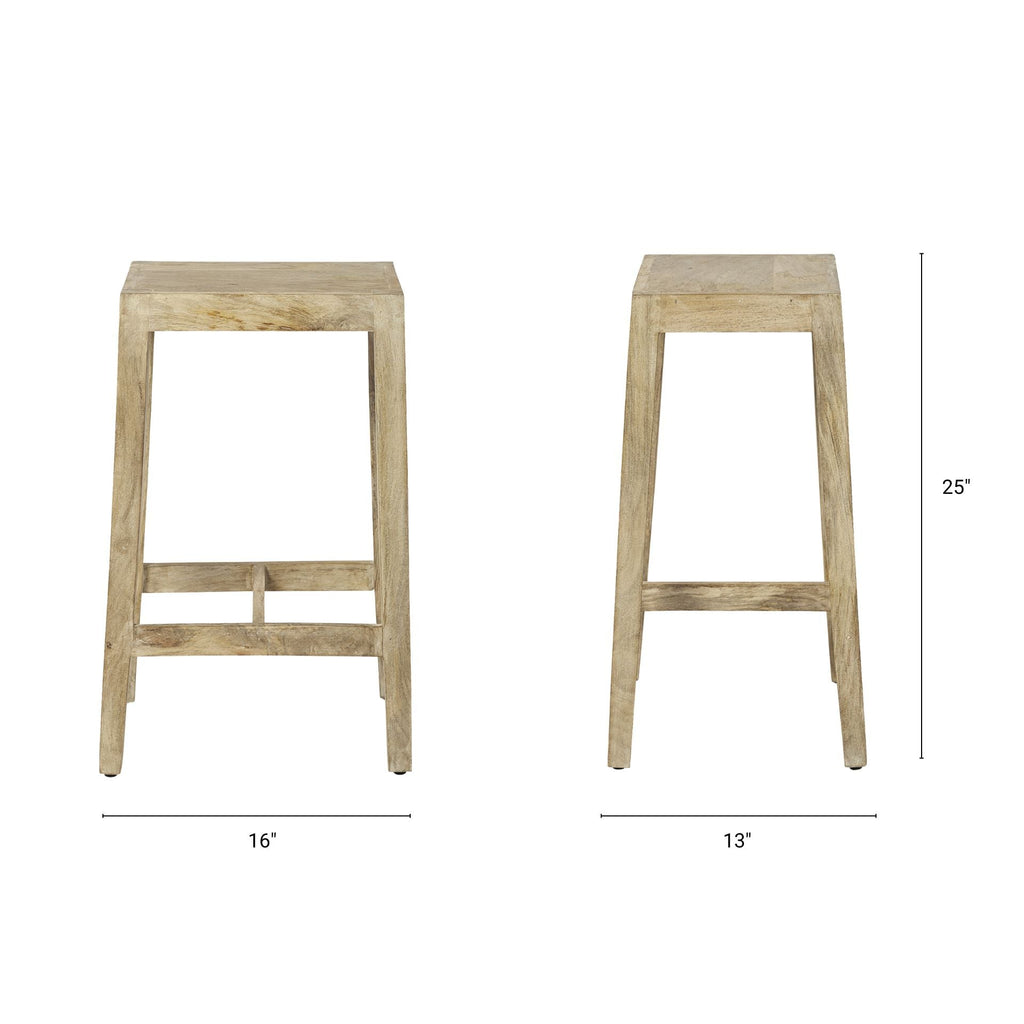 Colony Wood Seat Stool