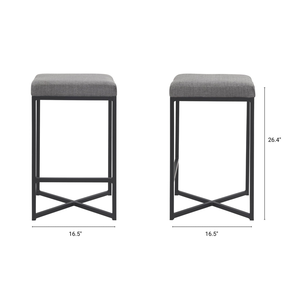 Frodo Fabric Counter Stool