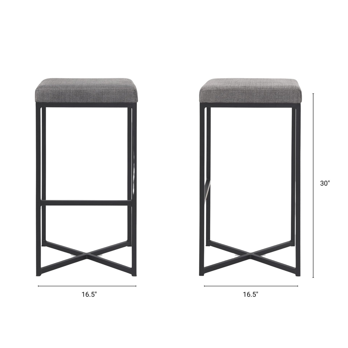 Frodo Fabric Bar Stool