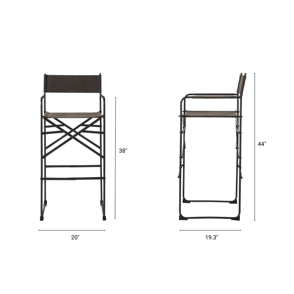 Direttore Upholstered Seat Bar Stool