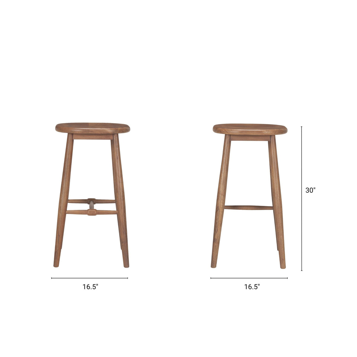 Ernest Wood Seat Bar Stool
