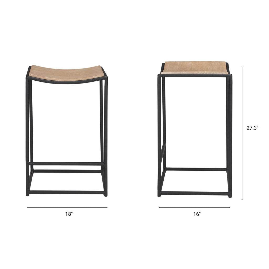 Taniel Wood Seat Stool