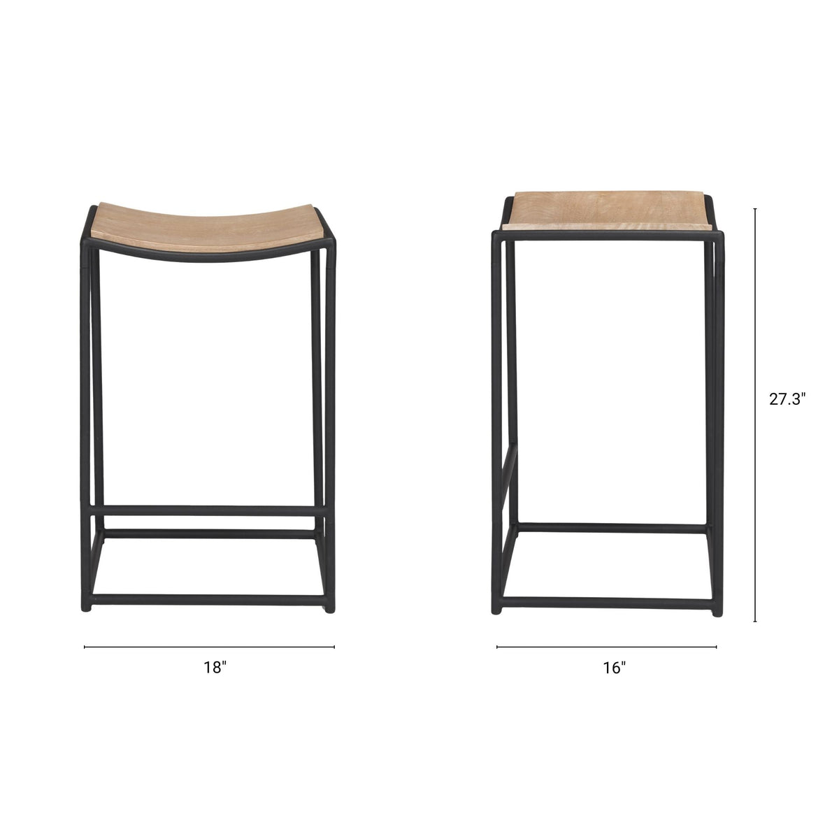 Taniel Wood Seat Stool