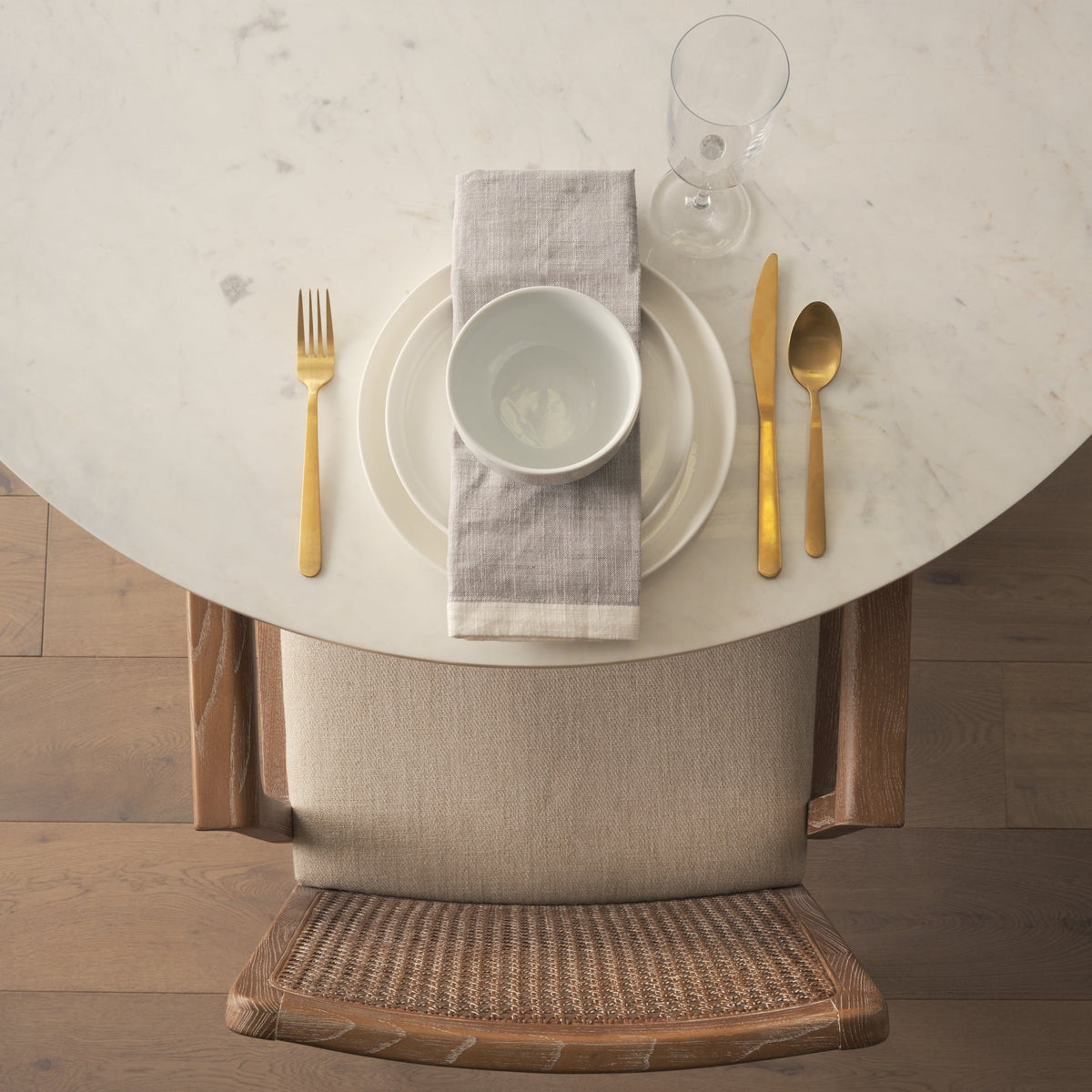 Clara Light Brown Cane Back Dining Chair