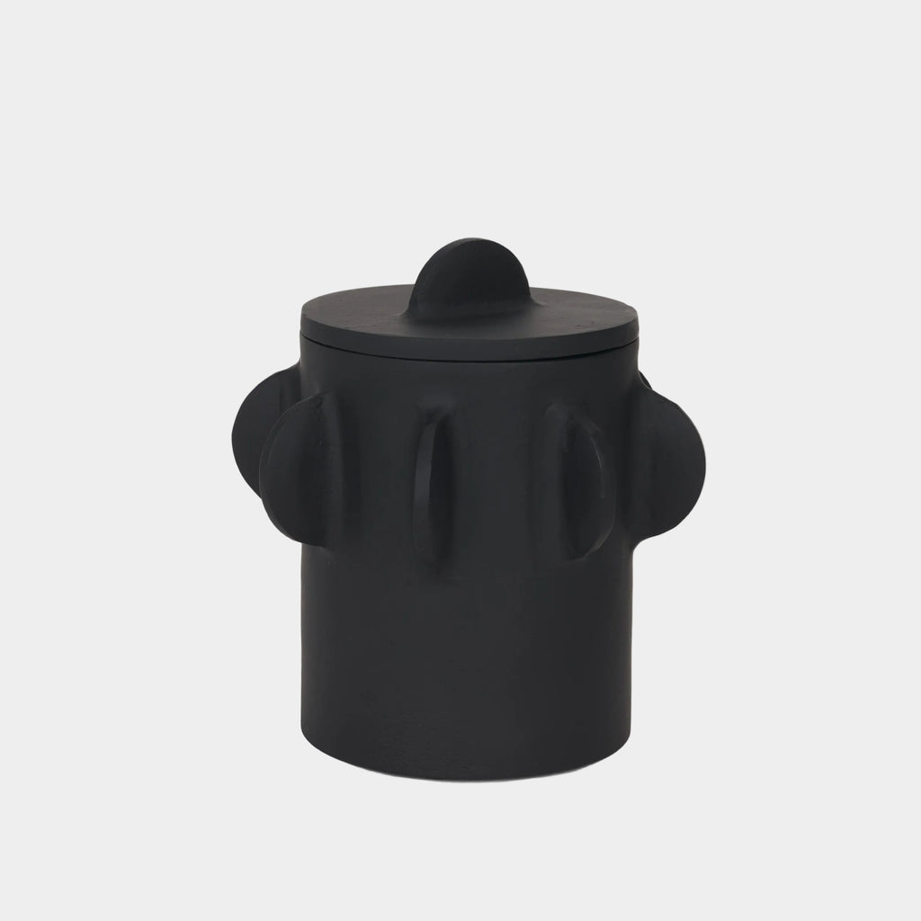 Deacon Decorative Black Canister