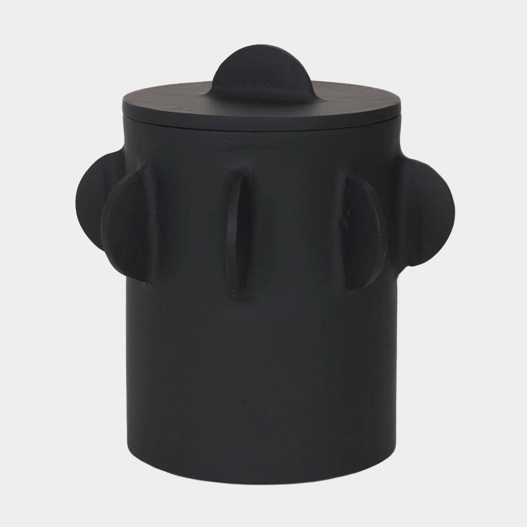Deacon Decorative Black Canister