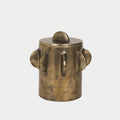 Deacon Decorative Gold Canister