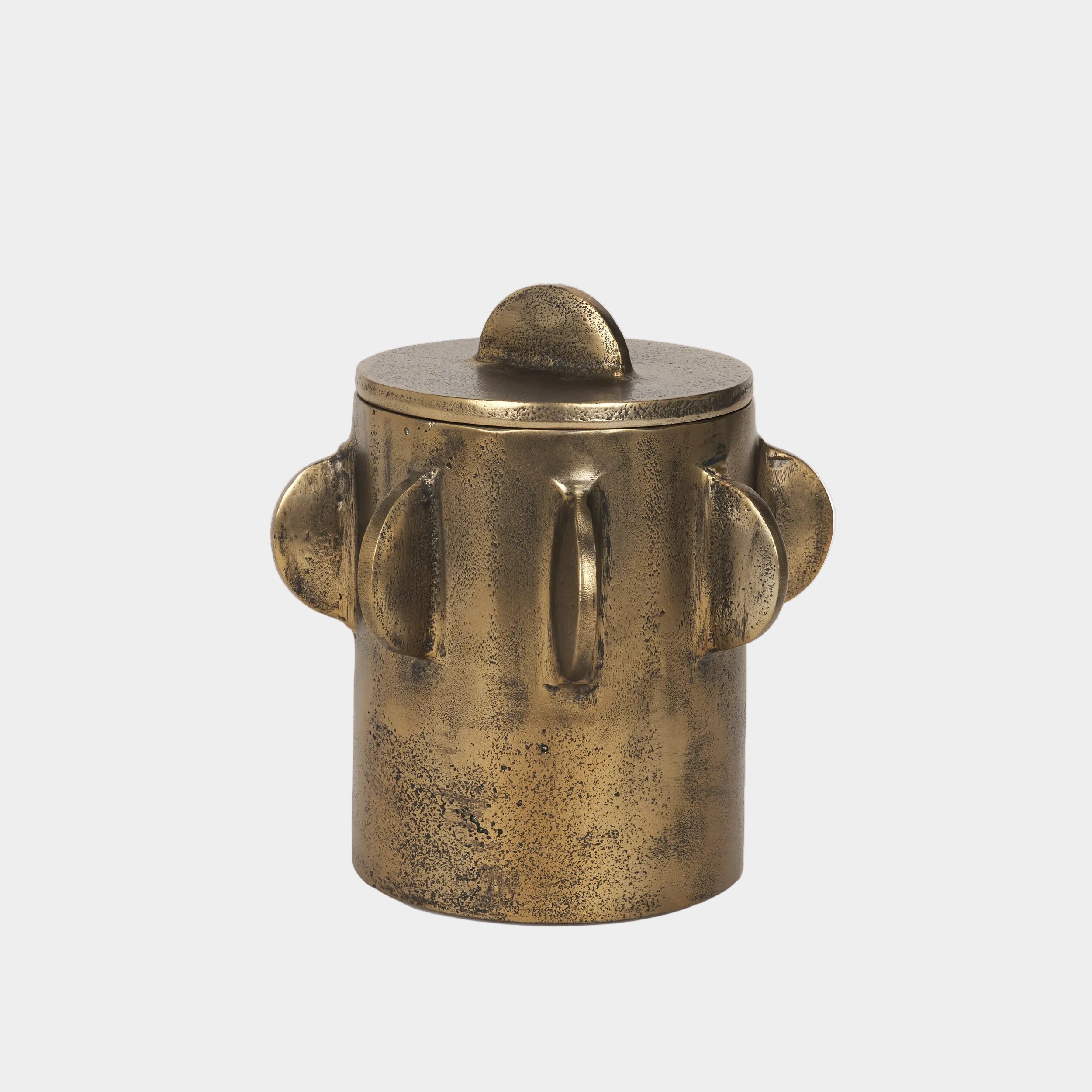 Deacon Decorative Gold Canister