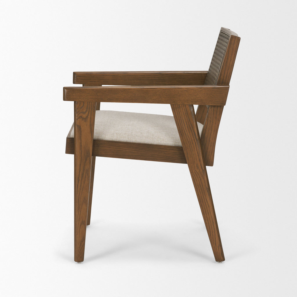 Reid Cane Back Dining Armchair