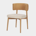 Motley Curve Leather Dining Chair