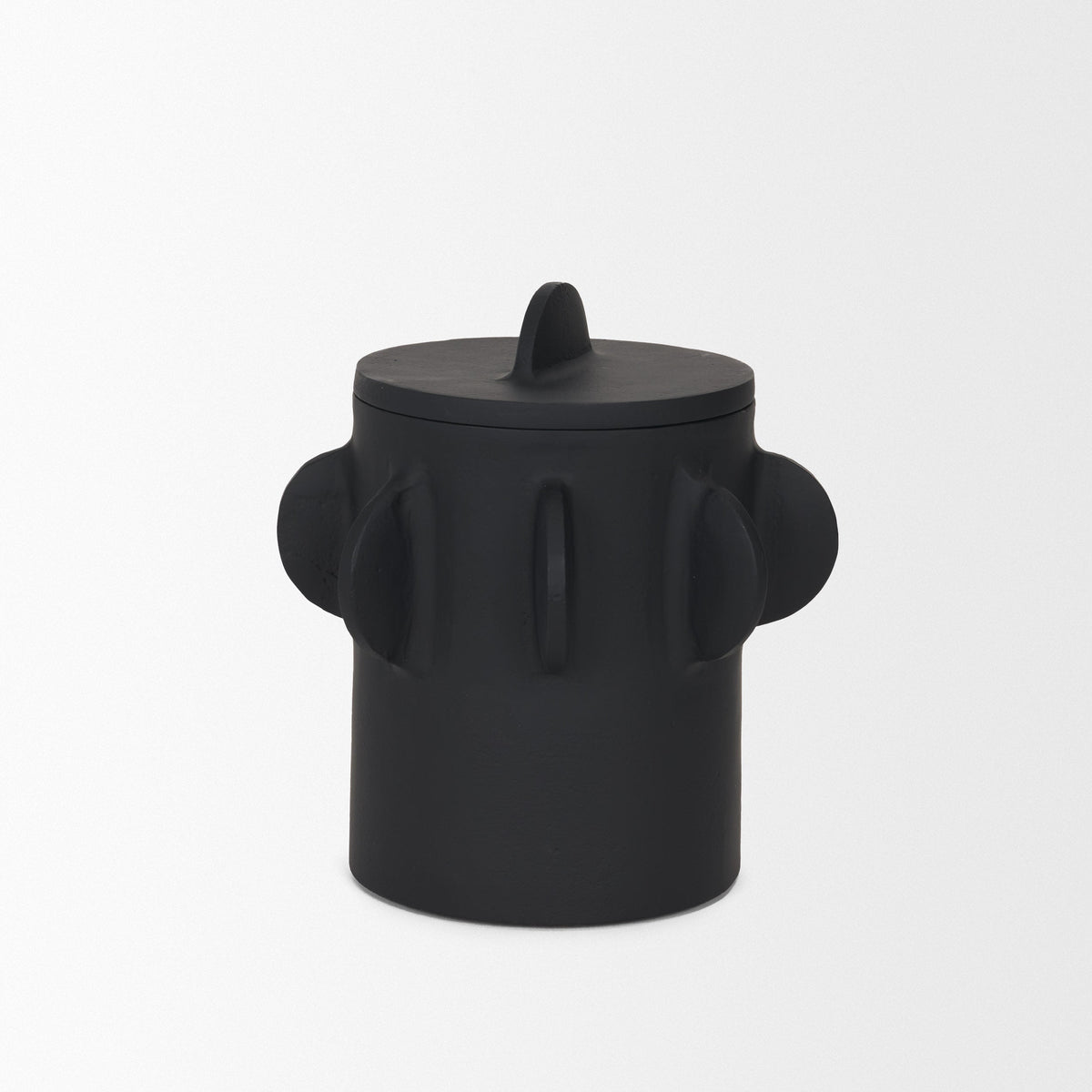 Deacon Decorative Black Canister