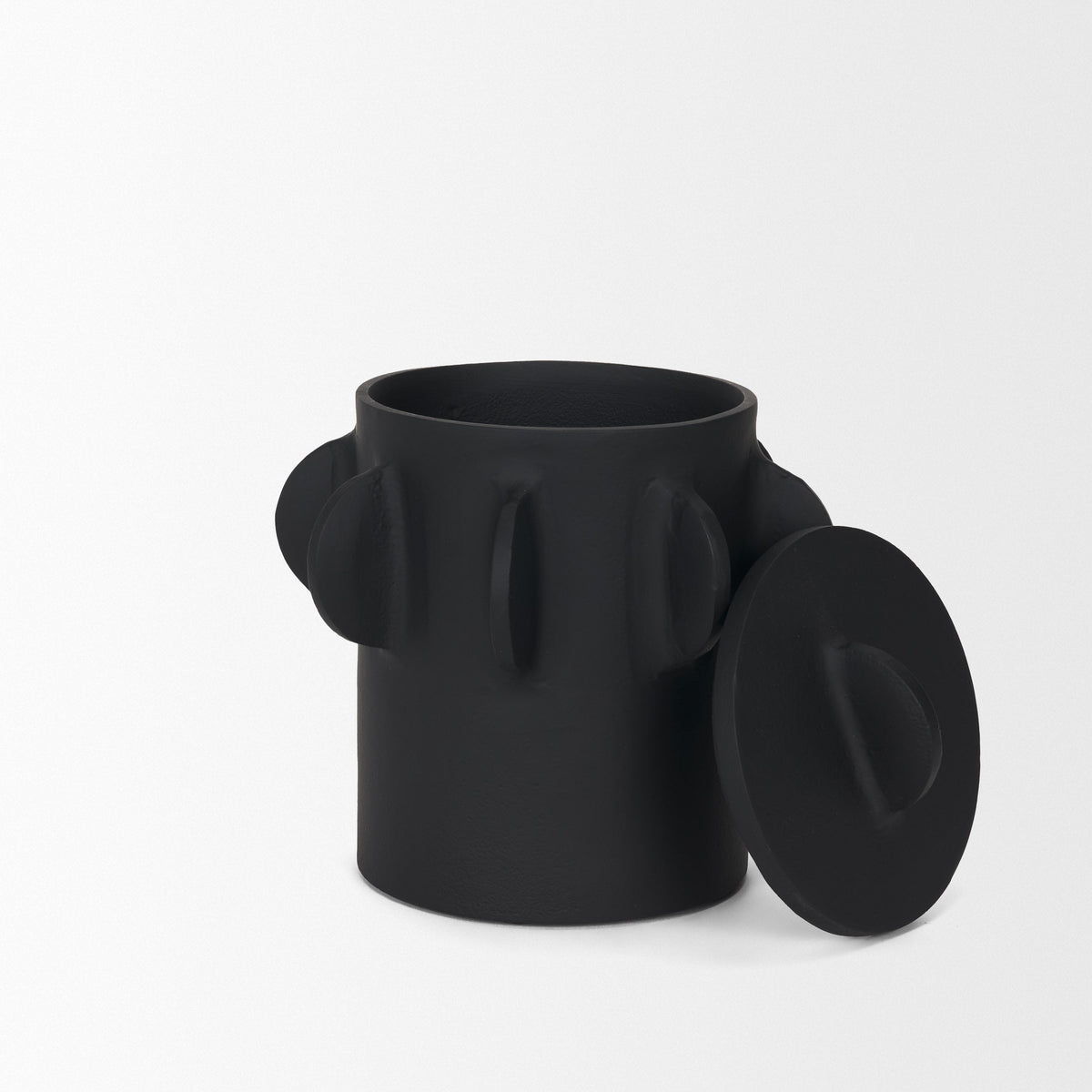 Deacon Decorative Black Canister