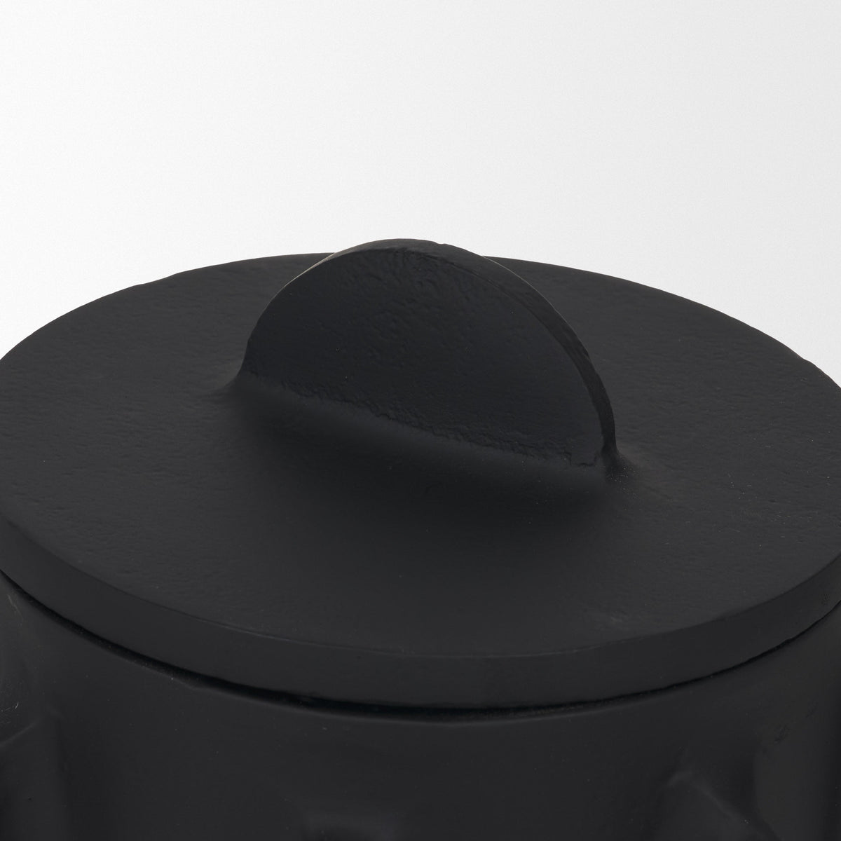 Deacon Decorative Black Canister