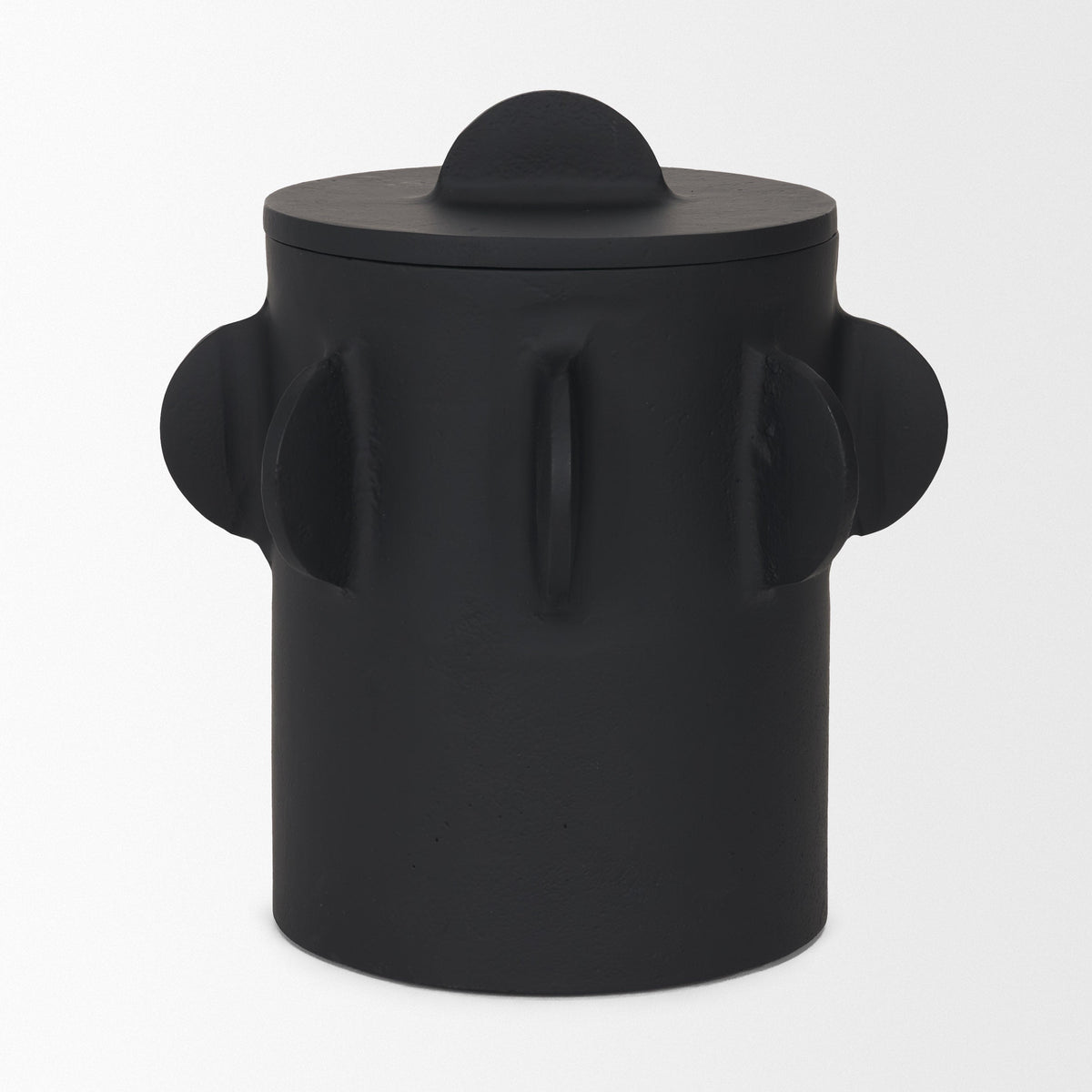 Deacon Decorative Black Canister