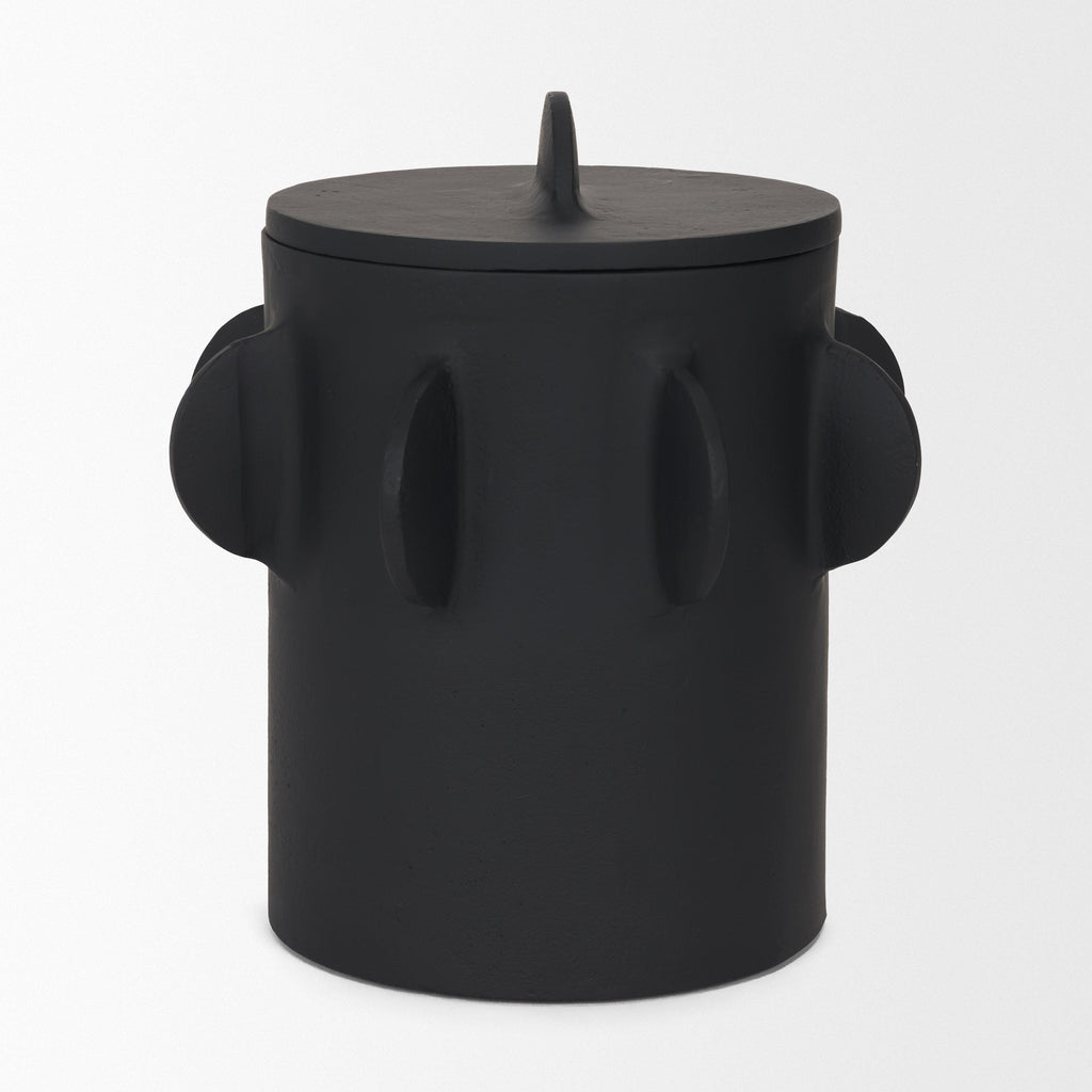 Deacon Decorative Black Canister