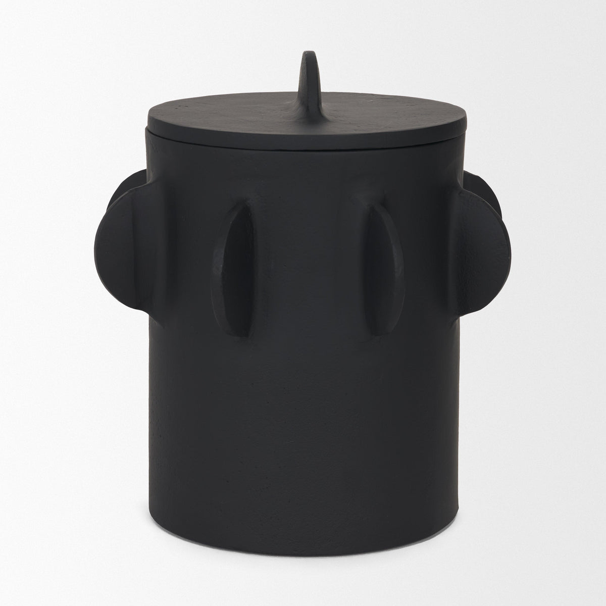 Deacon Decorative Black Canister