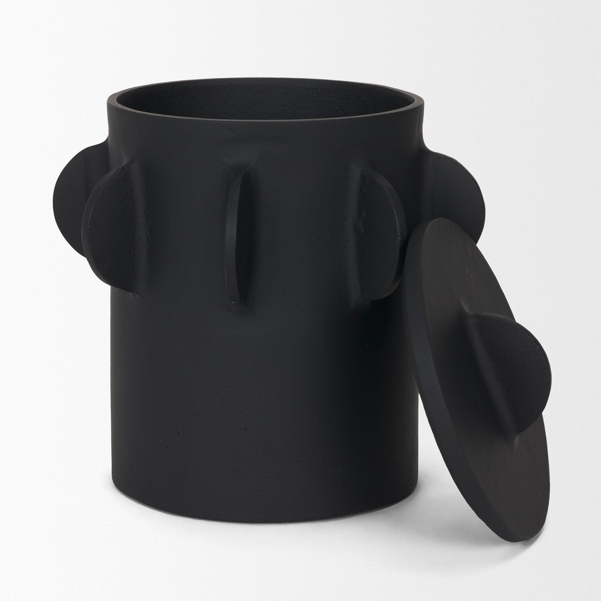 Deacon Decorative Black Canister