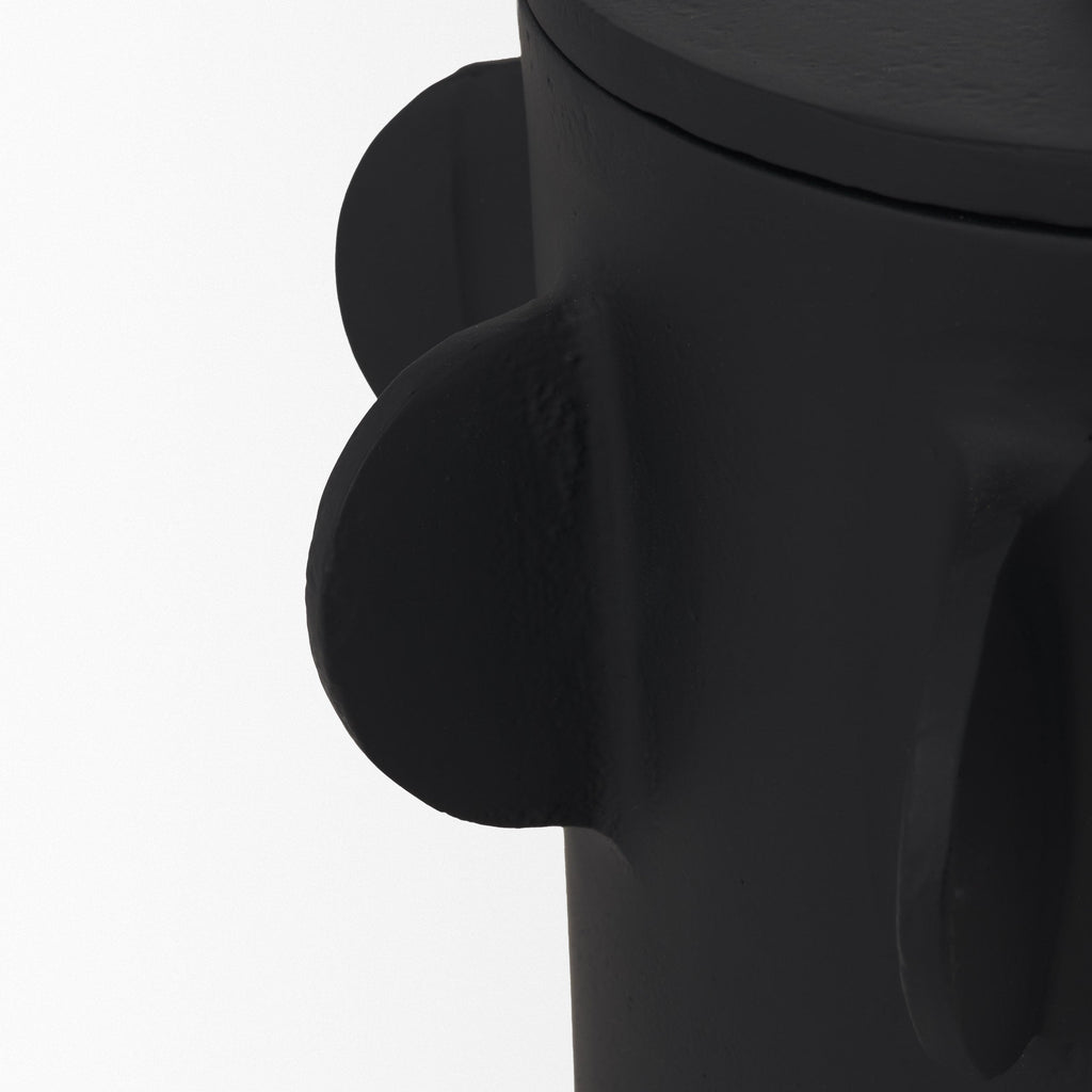 Deacon Decorative Black Canister