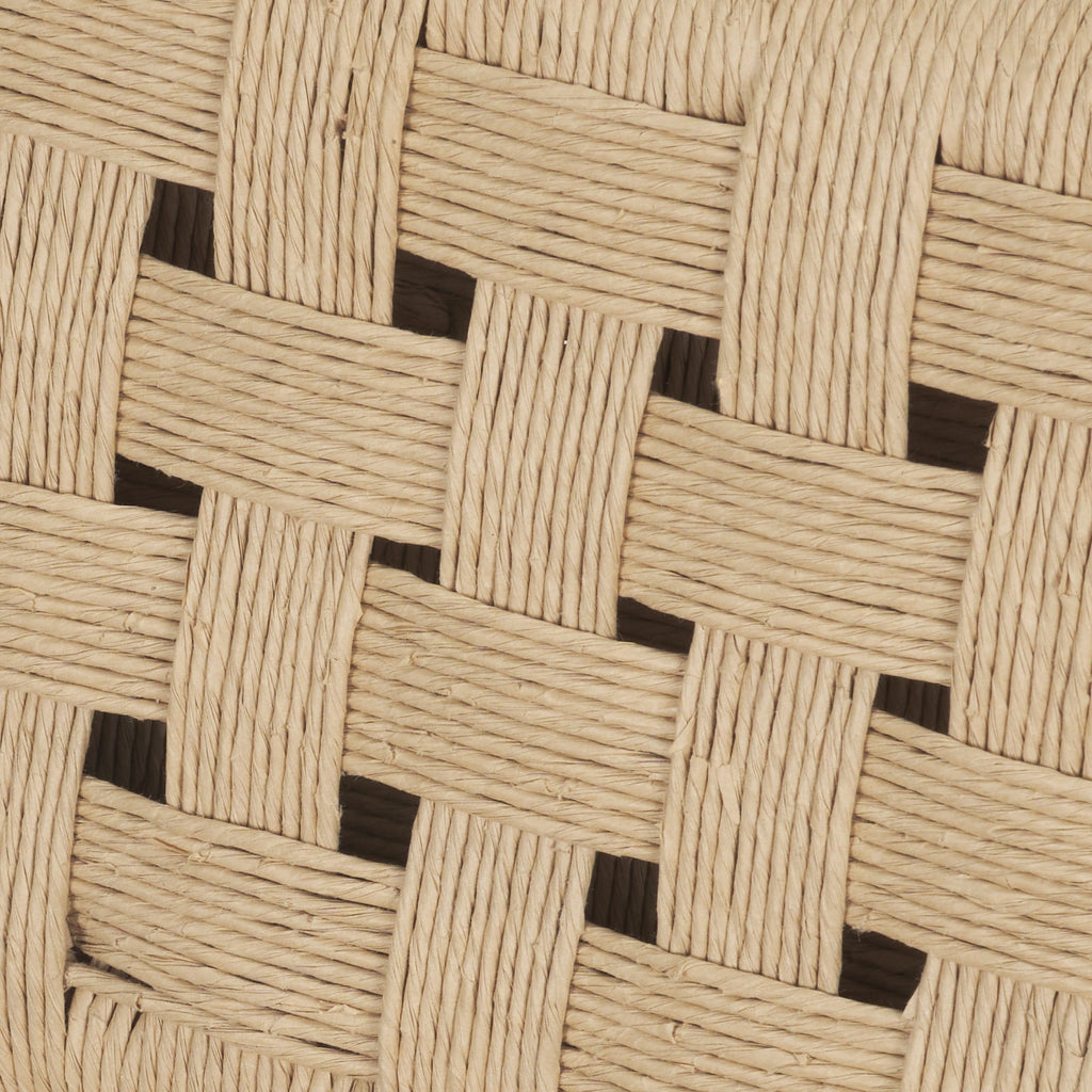 Brinley Paper Rope Seat Counter Stool