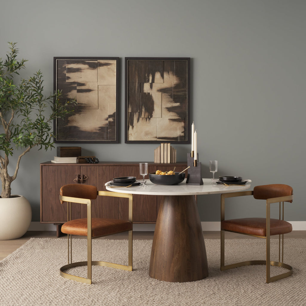 Hollyfield Leather Contract-Grade Dining Chair