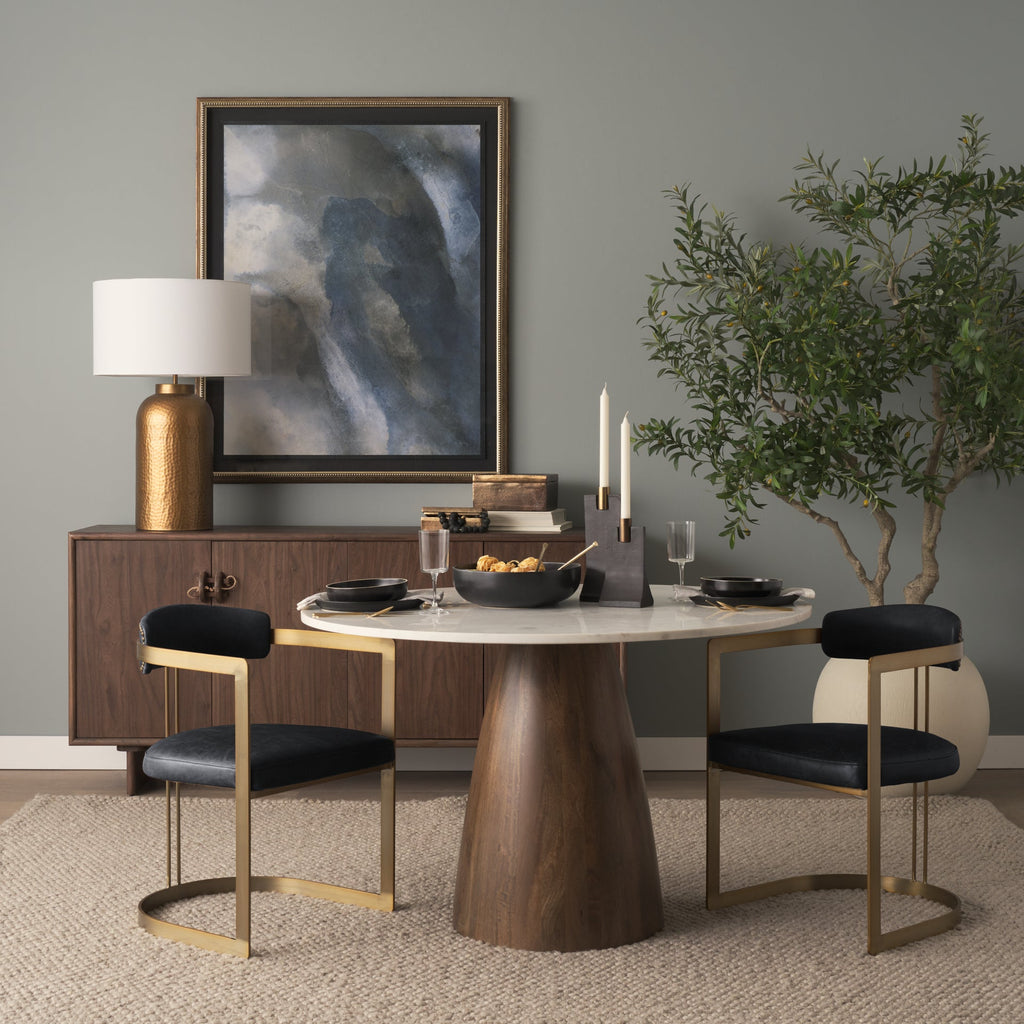 Hollyfield Leather Contract-Grade Dining Chair