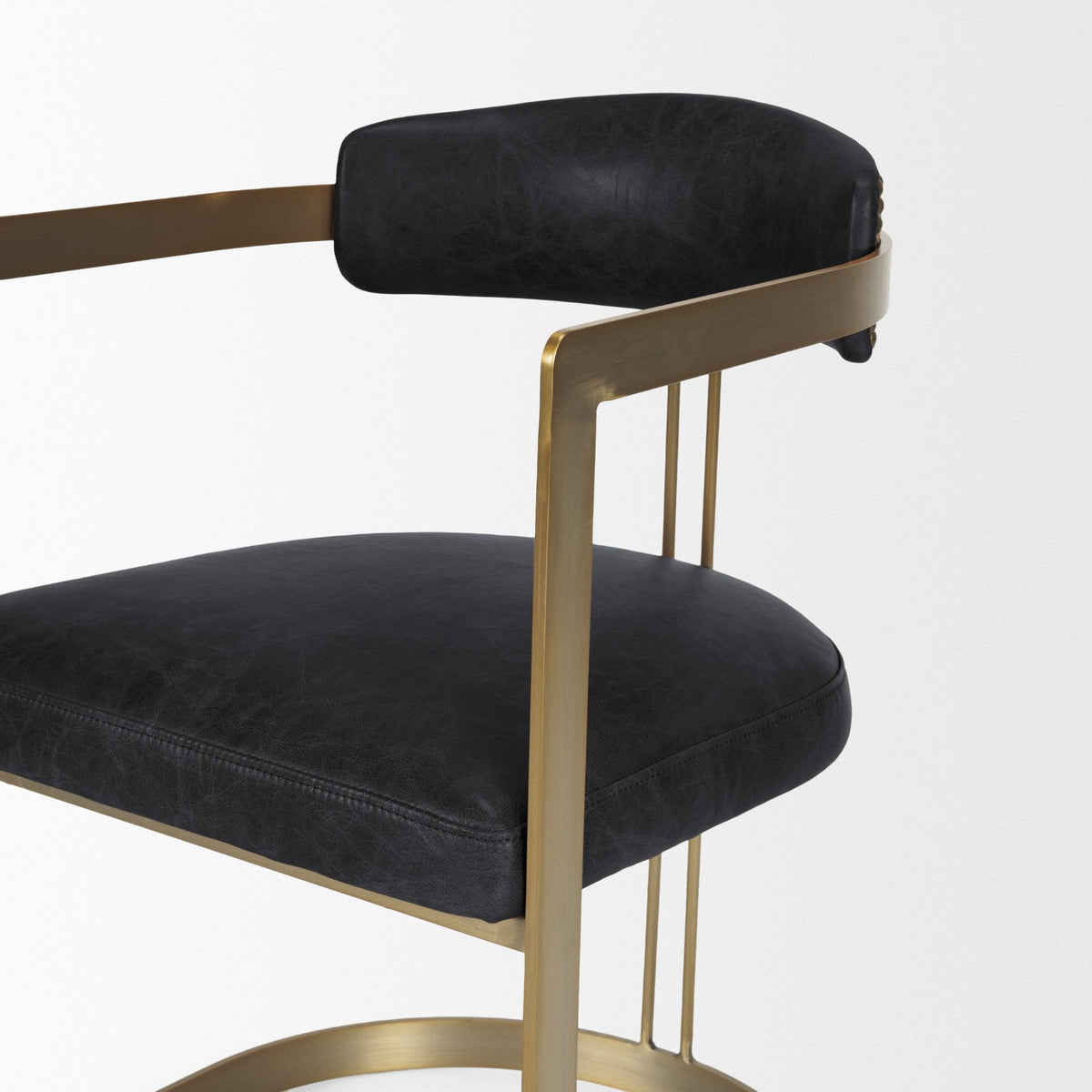 Hollyfield Leather Contract-Grade Dining Chair
