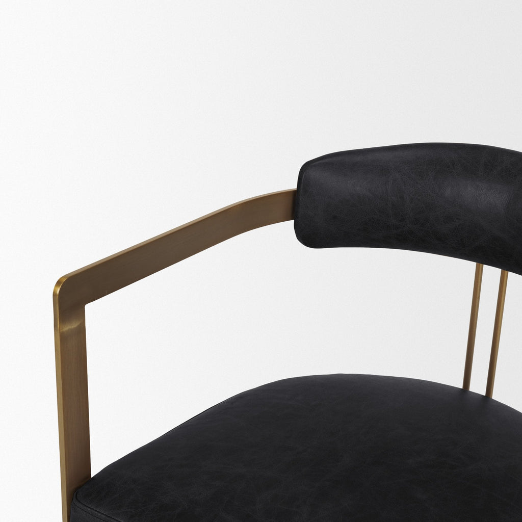 Hollyfield Leather Contract-Grade Dining Chair