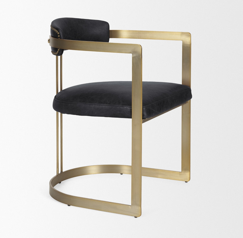 Hollyfield Leather Contract-Grade Dining Chair