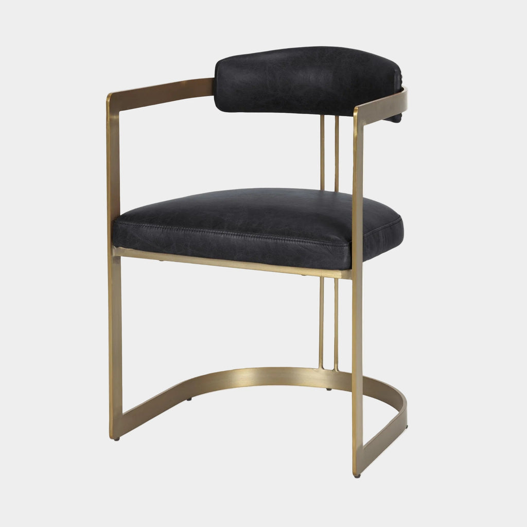 Hollyfield Leather Contract-Grade Dining Chair