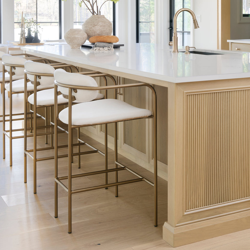 Parker Upholstered Counter Seat Stool